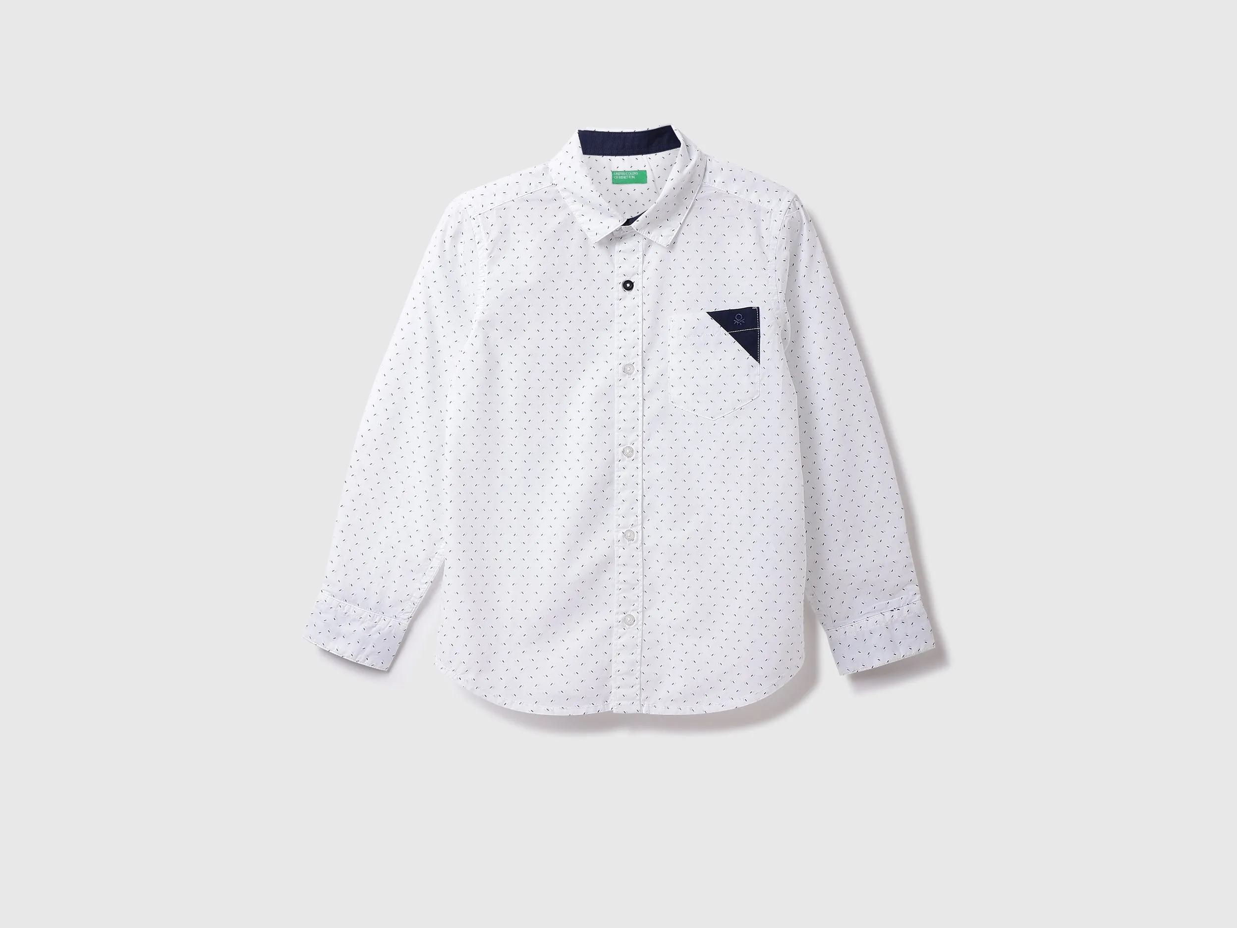 Cotton Printed Spread Collar Boys Shirts