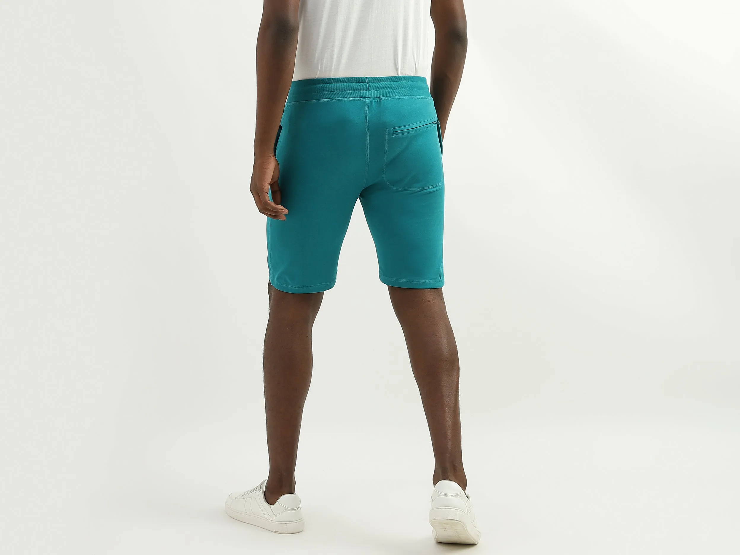 Cotton Solid Regular Fit Mens Shorts
