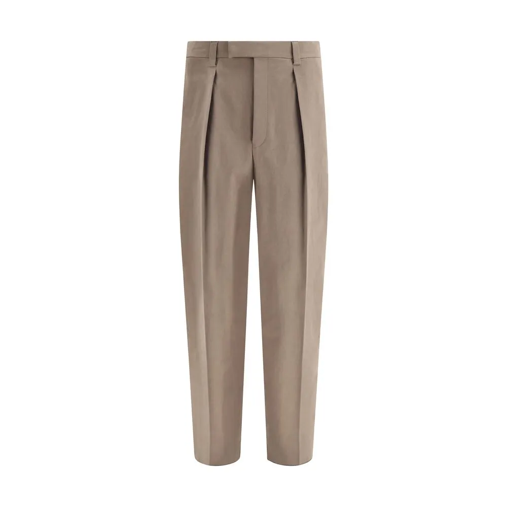 Cotton Wide-leg Pants