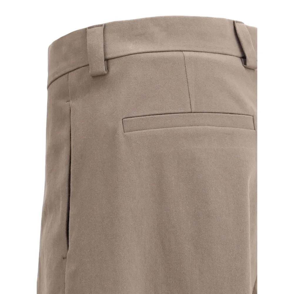 Cotton Wide-leg Pants