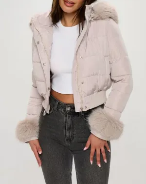 Cropped Puffer Jacket