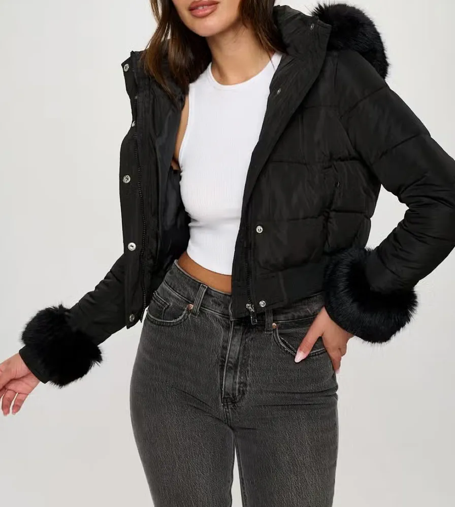 Cropped Puffer Jacket