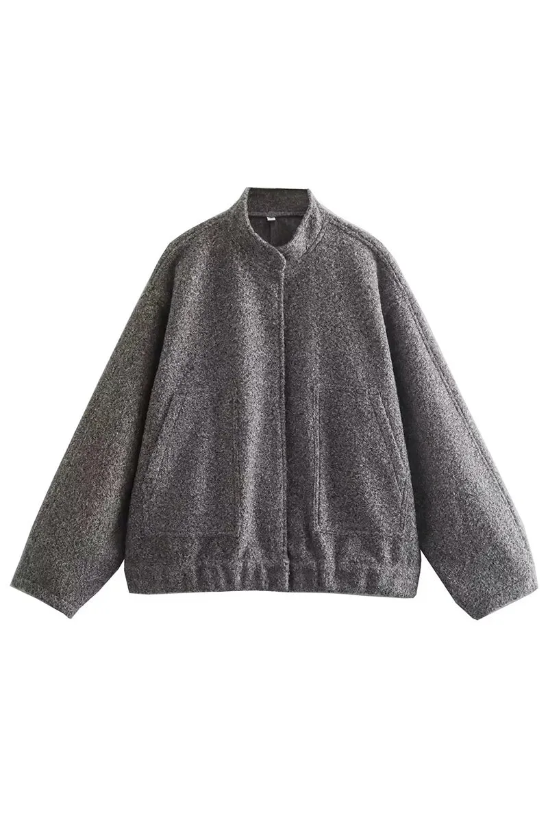 CS3378 Fleece Bomber Jacket Outerwear