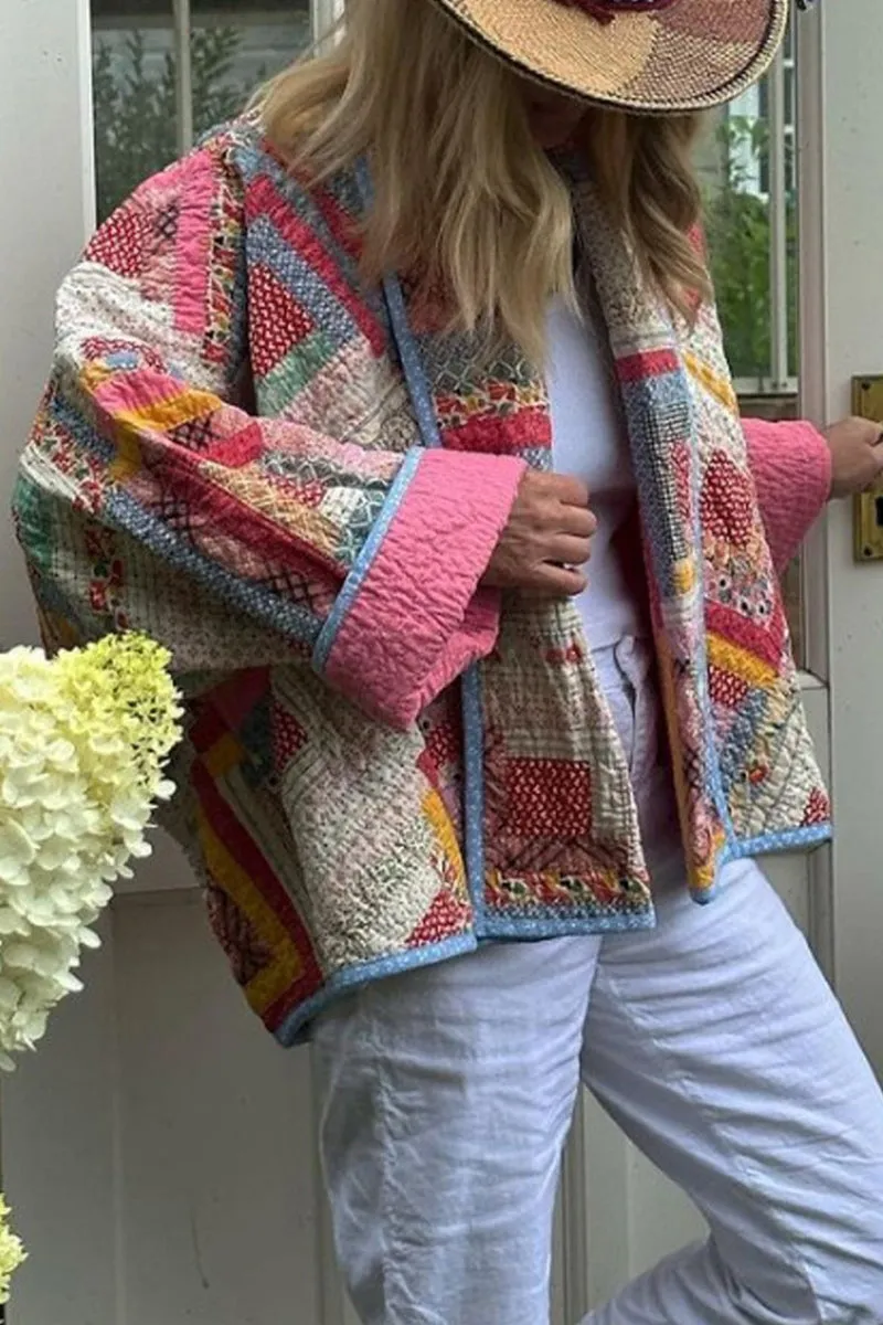 CS3385 Boho Quilted Jacket Outerwear