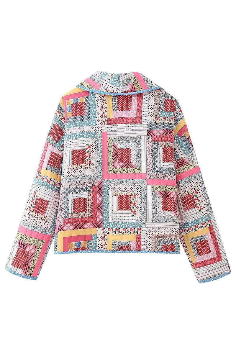 CS3385 Boho Quilted Jacket Outerwear