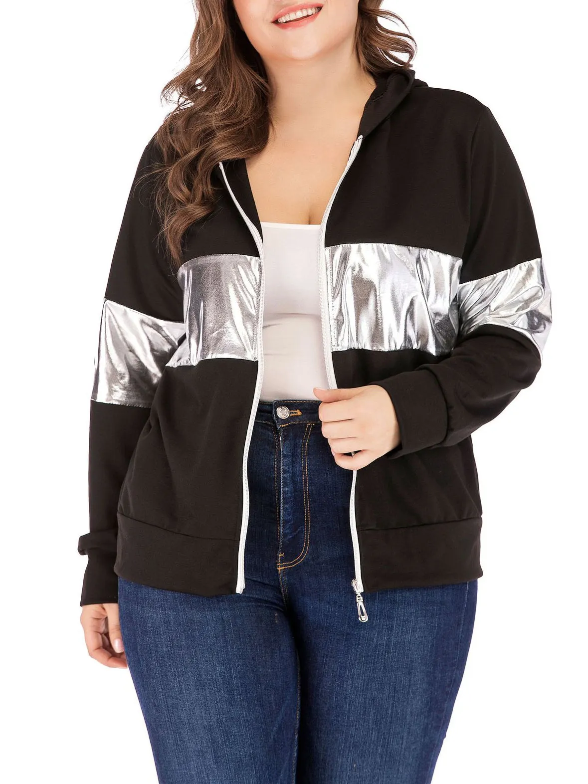 Cute Ear Hooded Women's Large Size Coat
