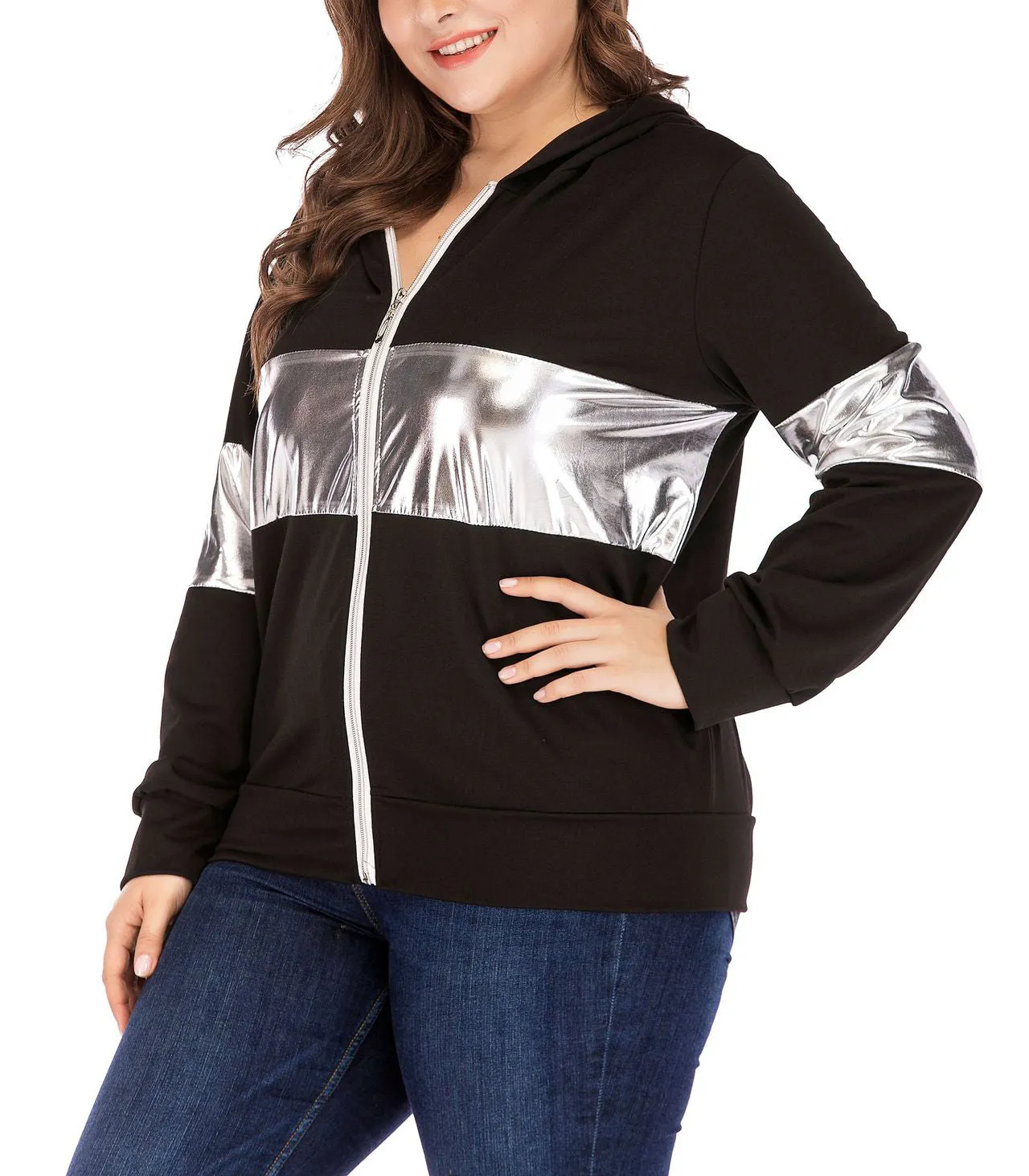 Cute Ear Hooded Women's Large Size Coat