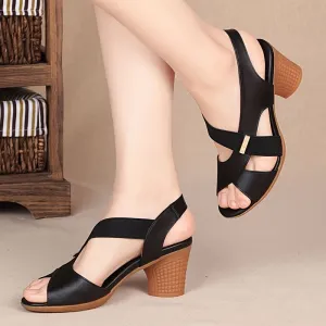Denise - Casual leather orthopedic sandals