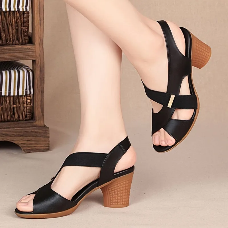 Denise - Casual leather orthopedic sandals