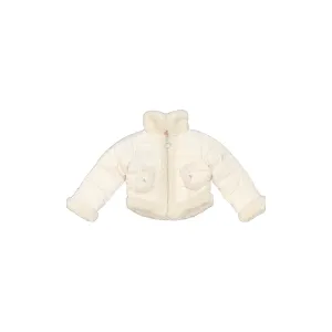 Design History Quilted Faux Fur Jacket