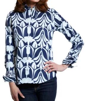 Dizzy-Lizzie - Rome Shirt With Tulip Print