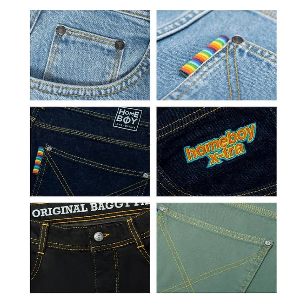 Džínsy Homeboy x-tra WORK Pants Denim MOON