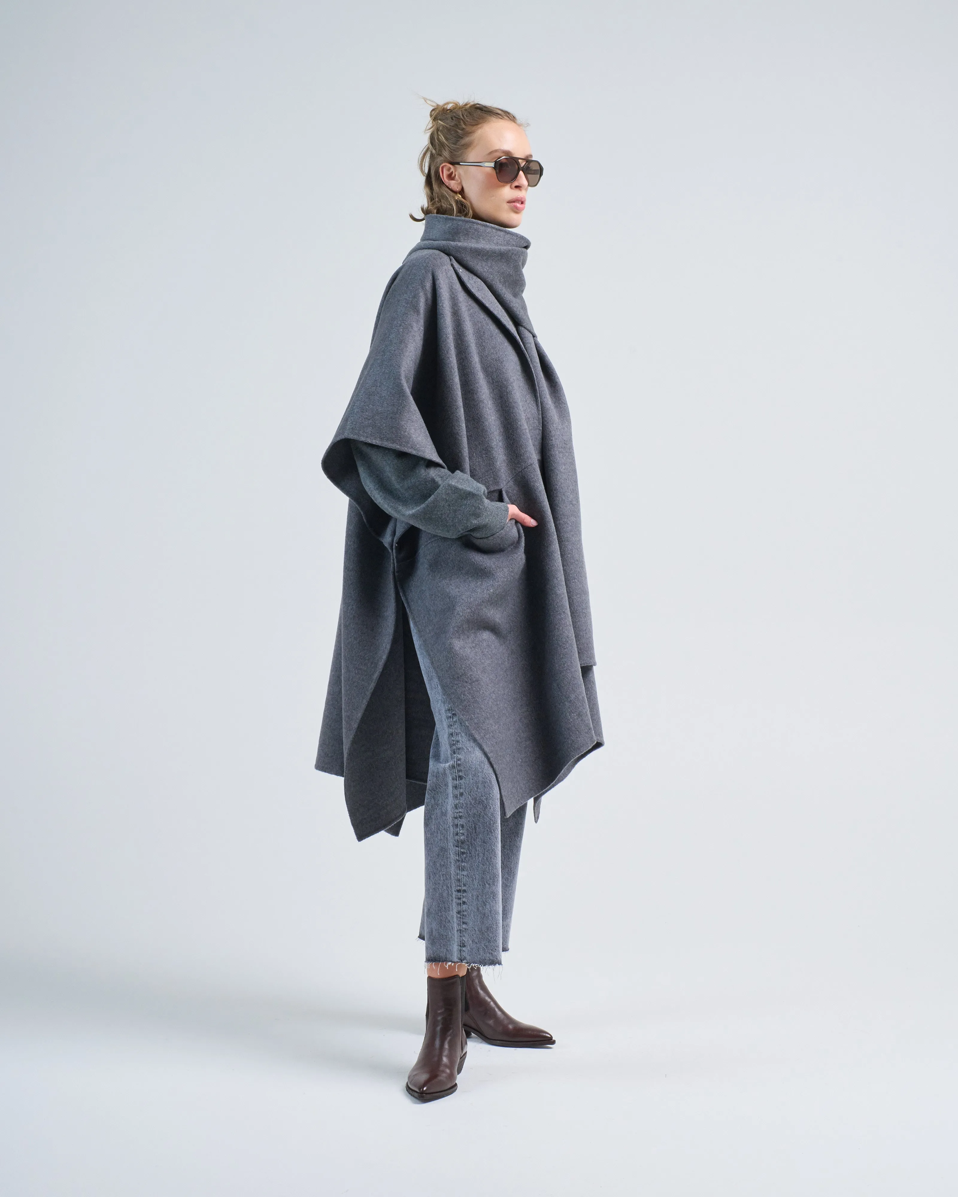 doublé scarf coat