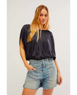 Double Take Top Black