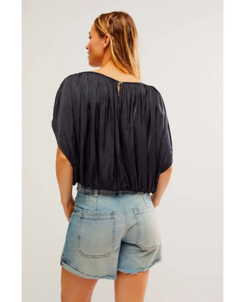 Double Take Top Black