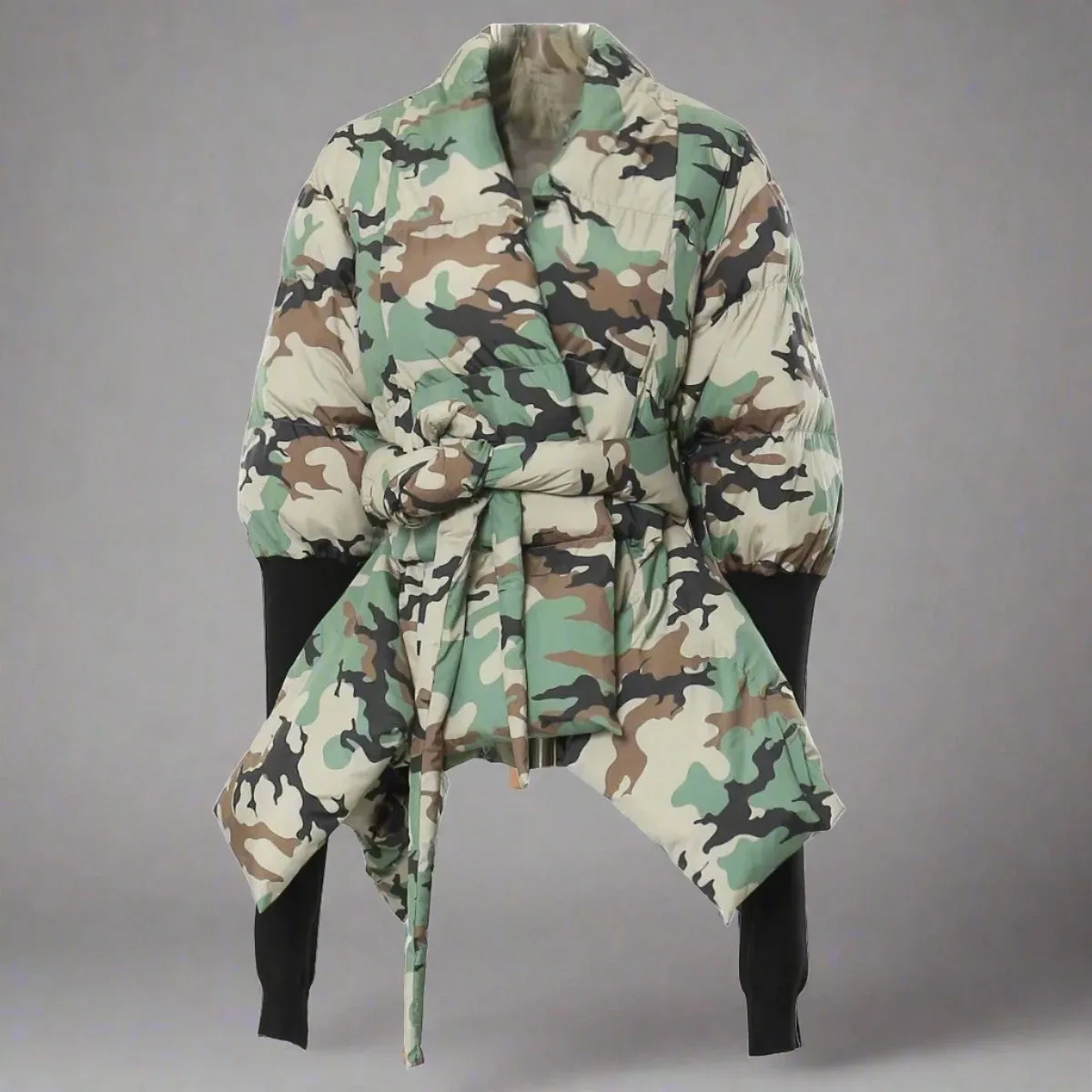 Ebony  Down Puffer Bubble Coat