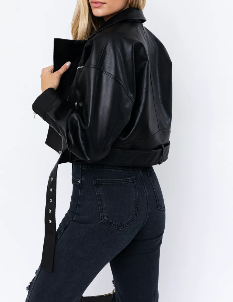 Eco Leather Moto Jacket