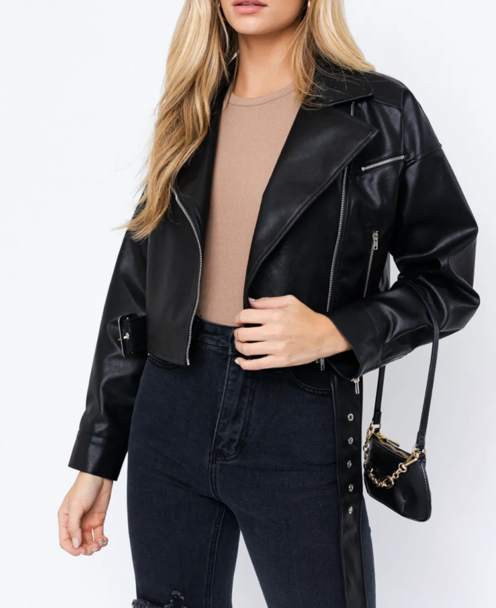 Eco Leather Moto Jacket