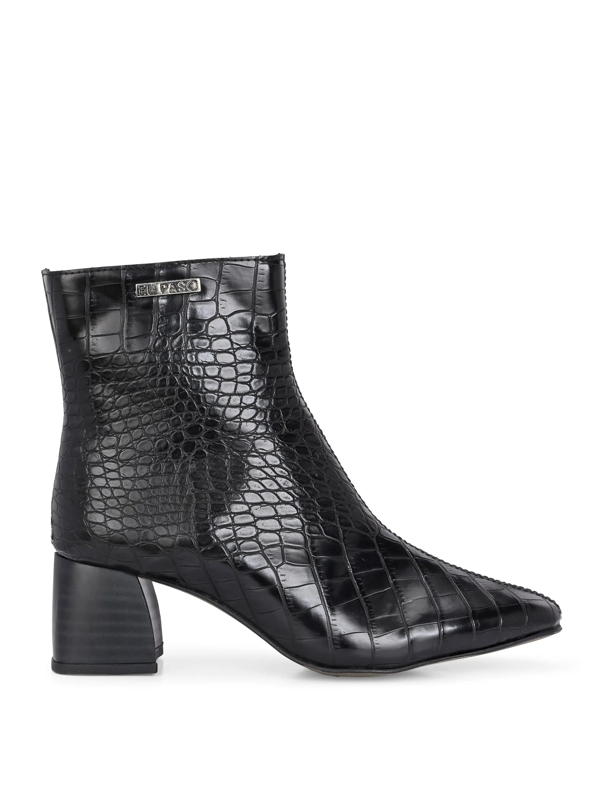 El Paso Women Faux Leather Casual Chelsea Boots