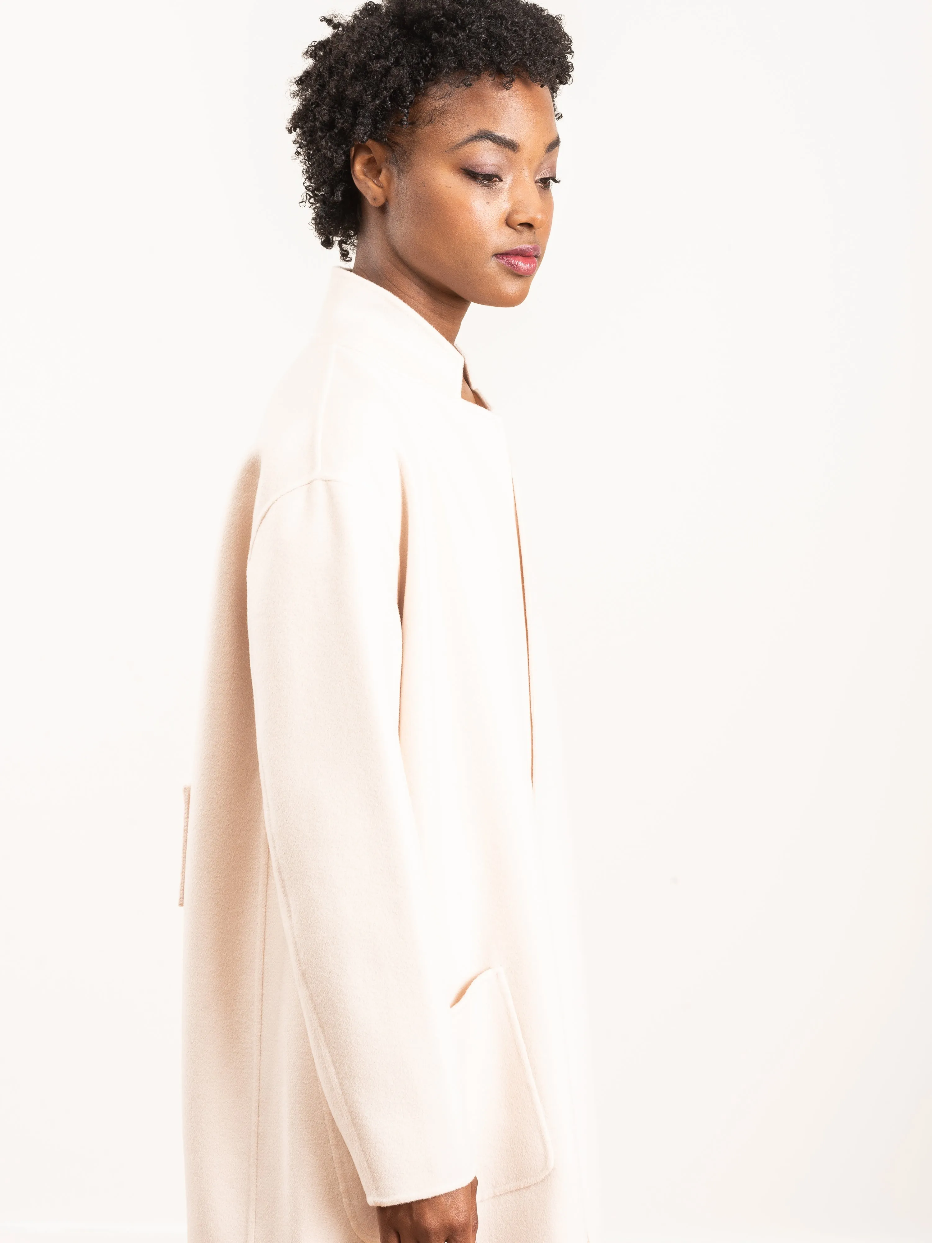 eleanor coat - blush