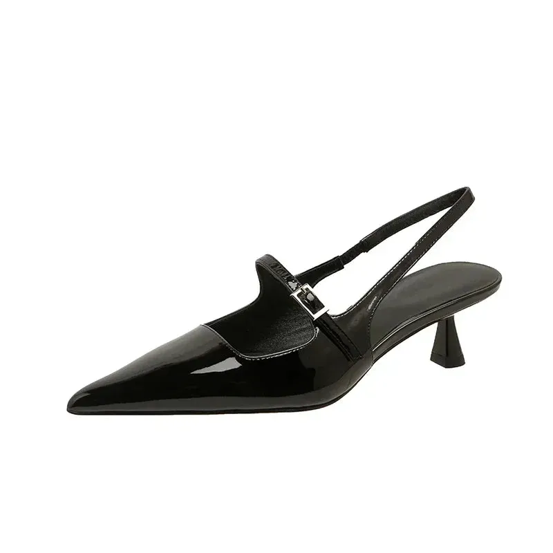 Elegant Pointed Toe Slingback Sandals for Women