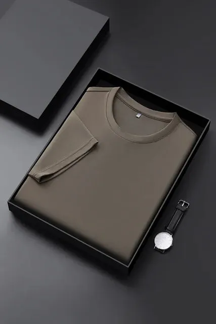 Eleganto PureTee Herren Rundhals Kurzarm Sommer T-Shirt