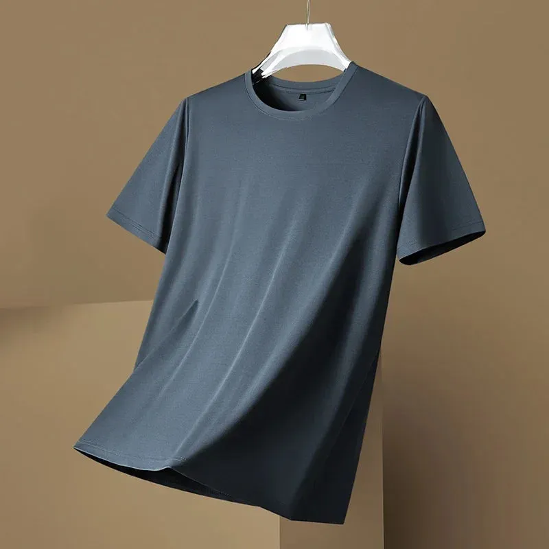 Eleganto PureTee Herren Rundhals Kurzarm Sommer T-Shirt