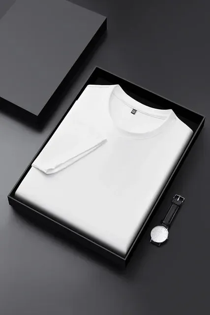 Eleganto PureTee Herren Rundhals Kurzarm Sommer T-Shirt