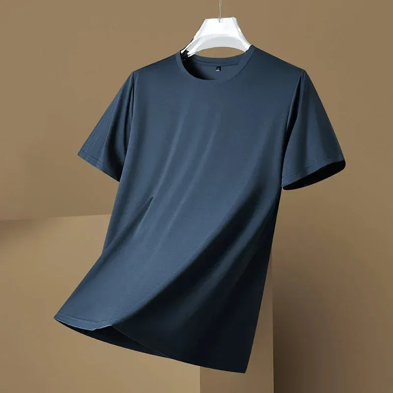 Eleganto PureTee Herren Rundhals Kurzarm Sommer T-Shirt