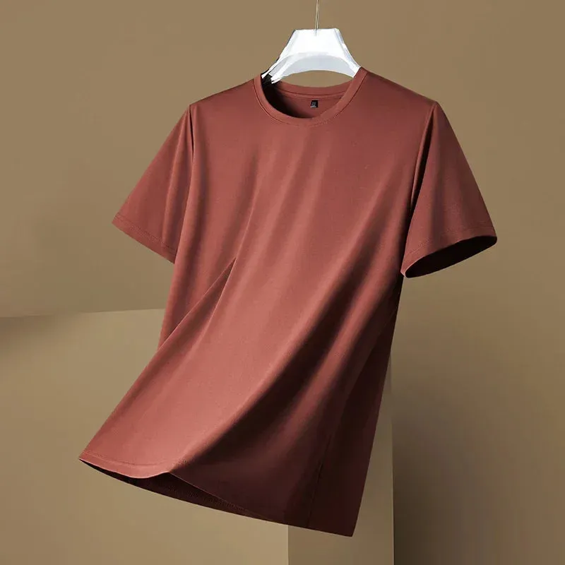 Eleganto PureTee Herren Rundhals Kurzarm Sommer T-Shirt