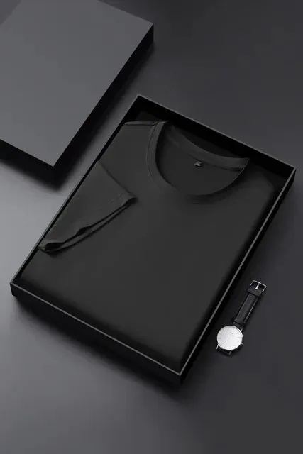 Eleganto PureTee Herren Rundhals Kurzarm Sommer T-Shirt