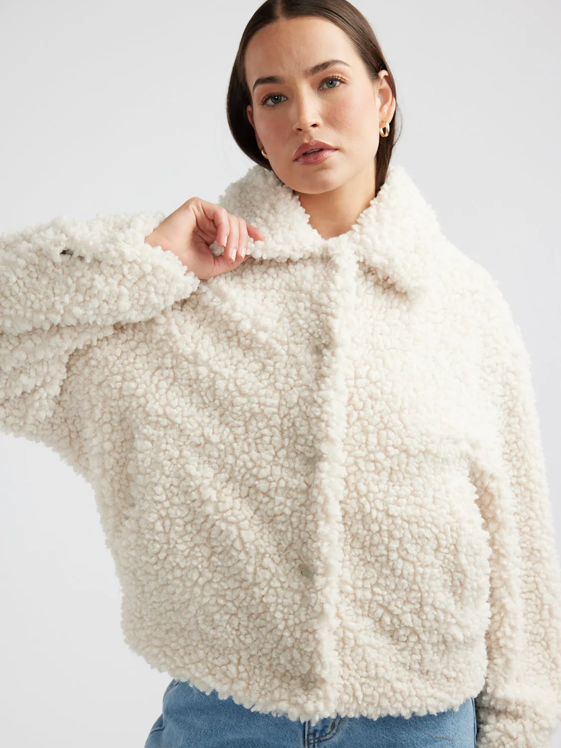 Ena Pelly, Xadie Faux Fur Jacket | Birch