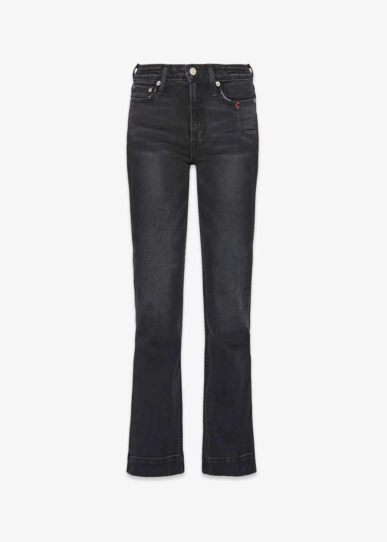 Farrah Utility Pocket Kick Flare Jeans