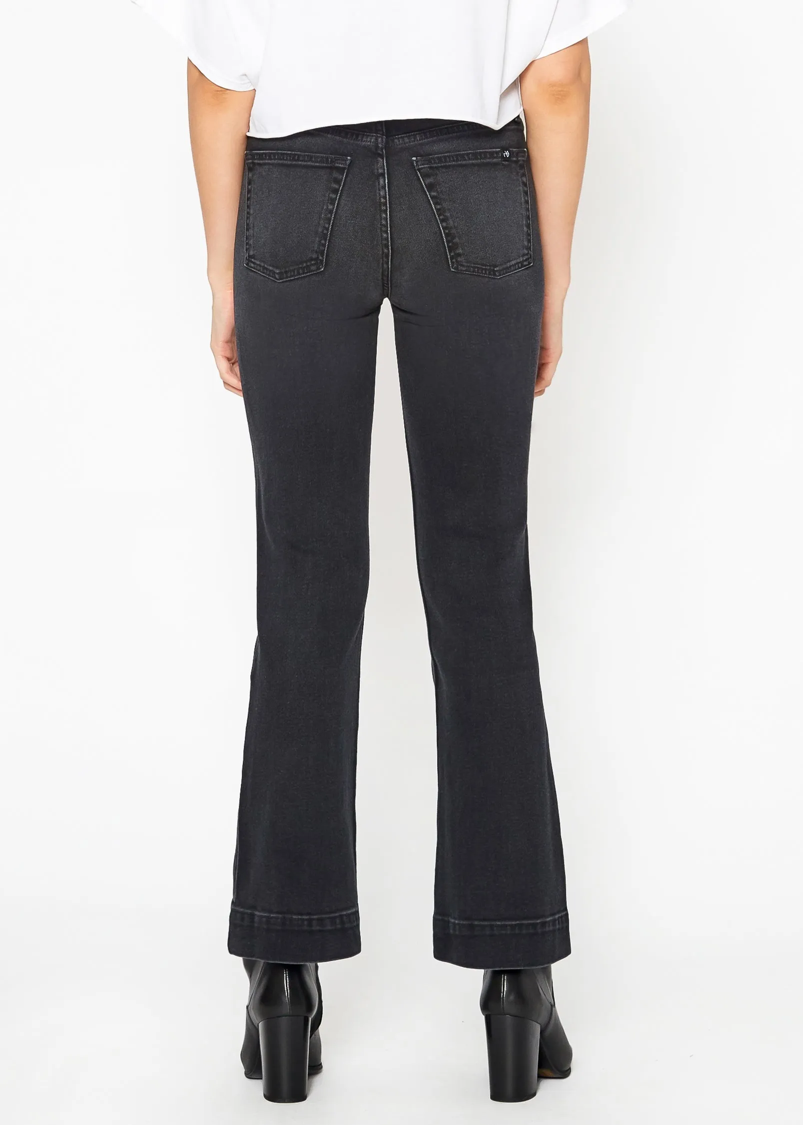 Farrah Utility Pocket Kick Flare Jeans