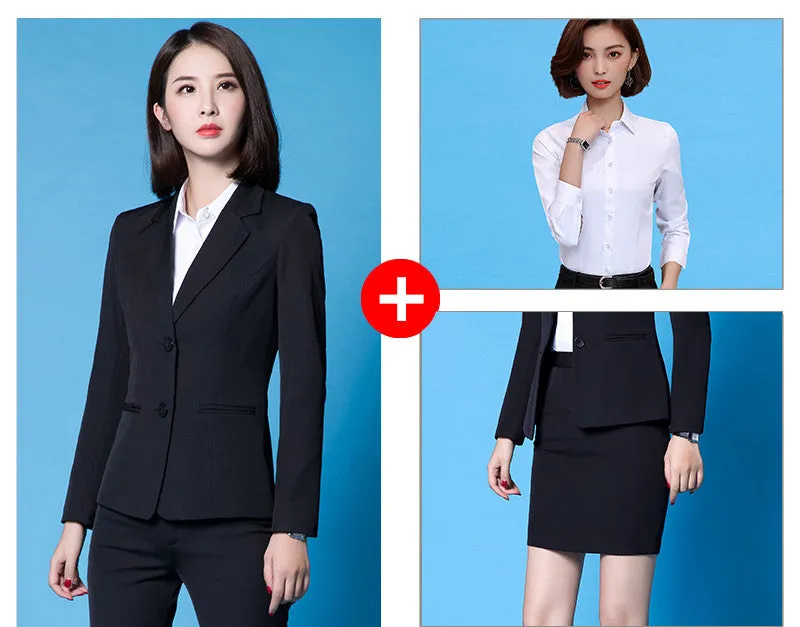 Fashion Hotel Front Desk Work Clothes
