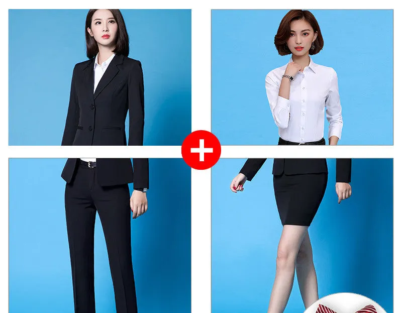Fashion Hotel Front Desk Work Clothes