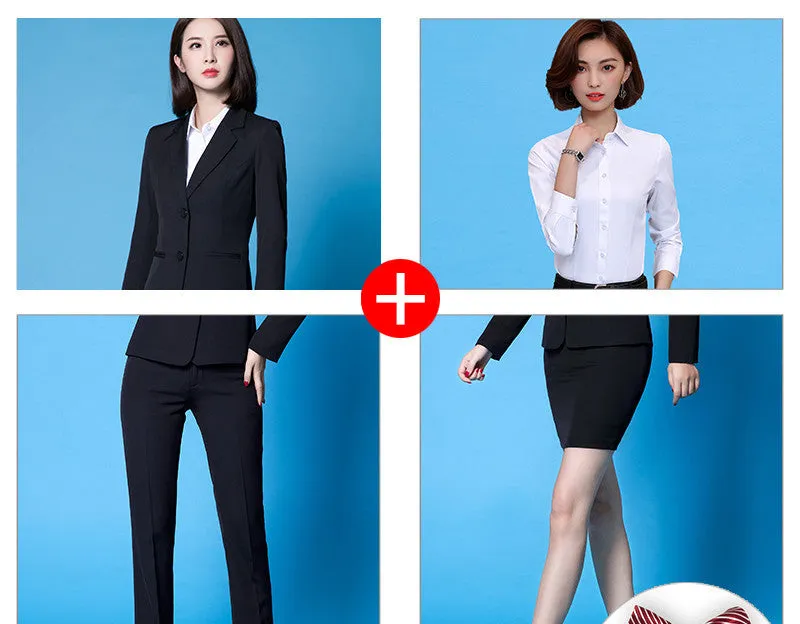 Fashion Hotel Front Desk Work Clothes