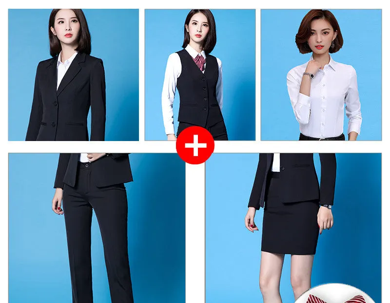 Fashion Hotel Front Desk Work Clothes