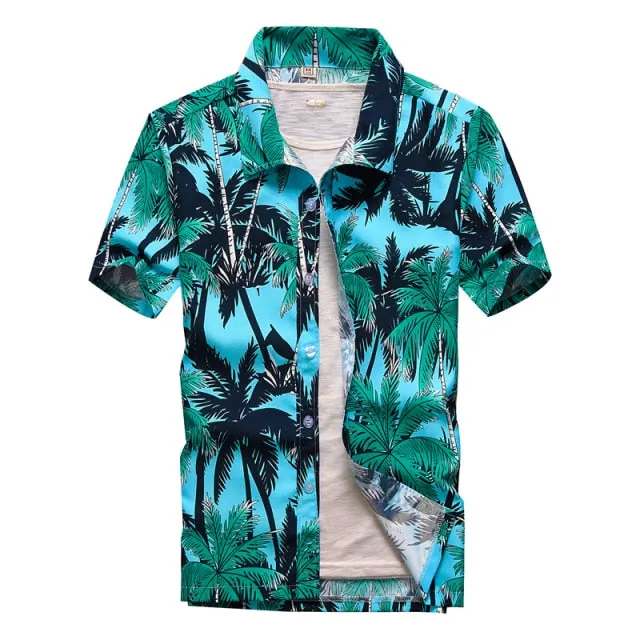 Fashion Mens Hawaiian Shirt