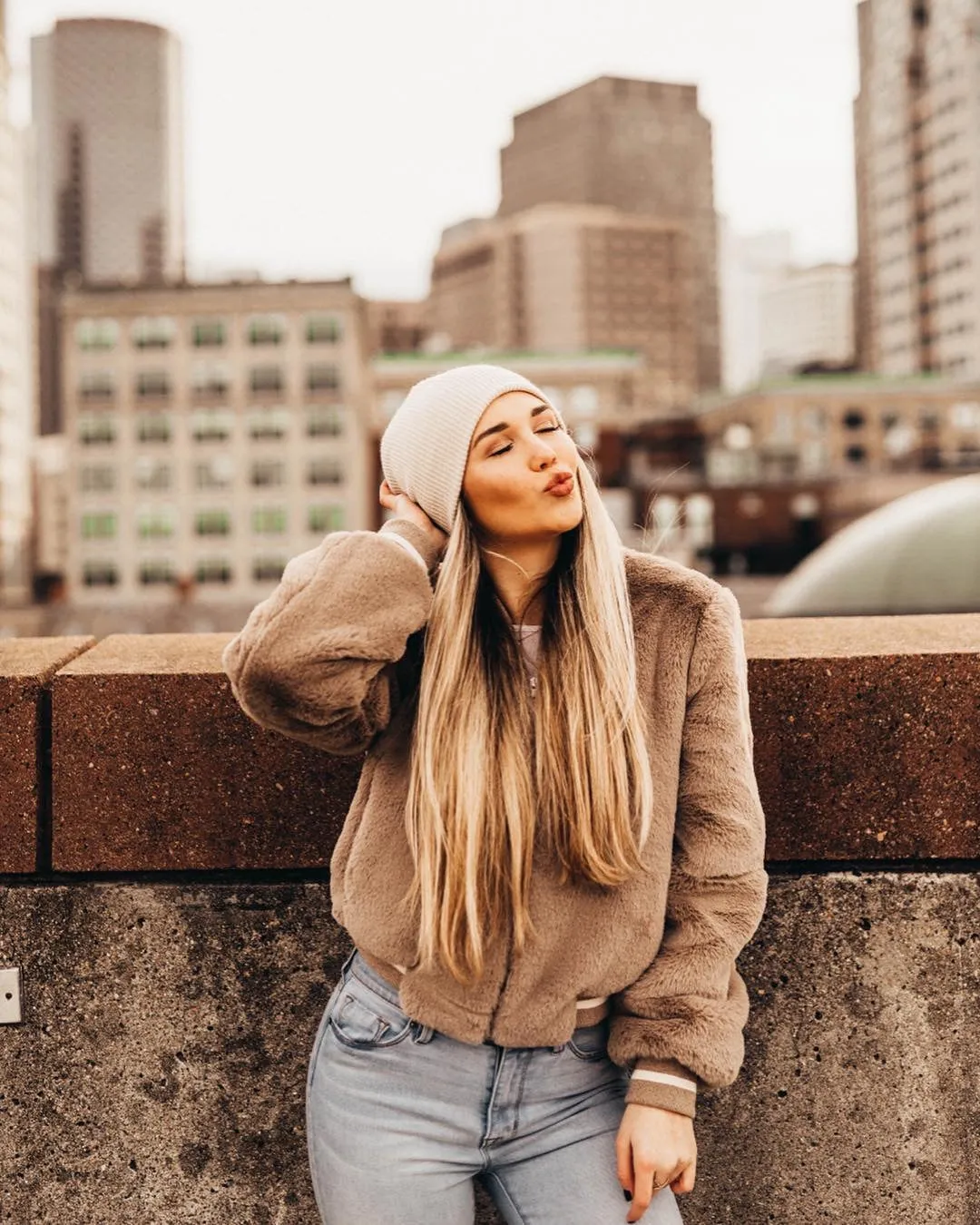 Faux Fur Bomber