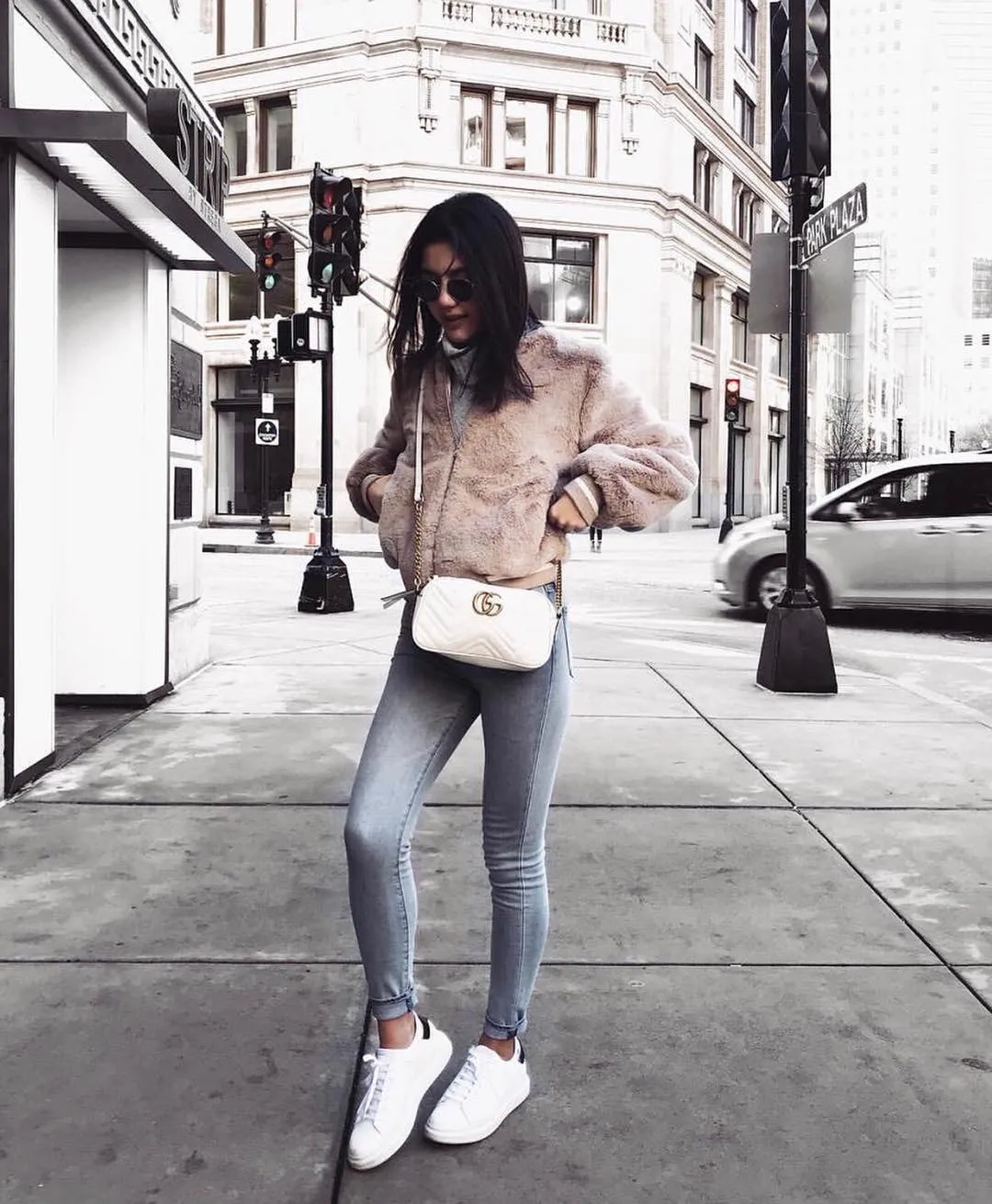 Faux Fur Bomber