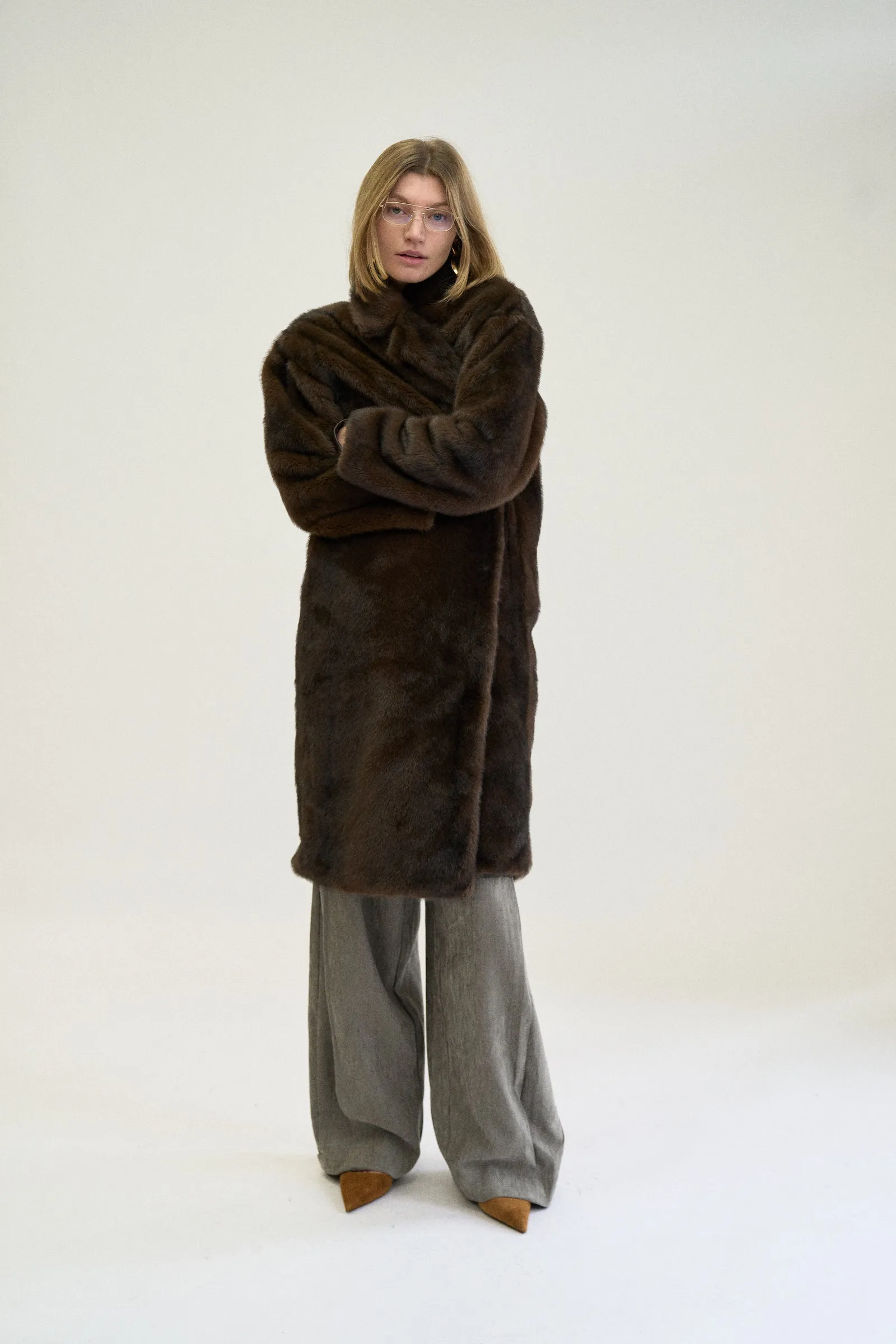 FAUX FUR COAT