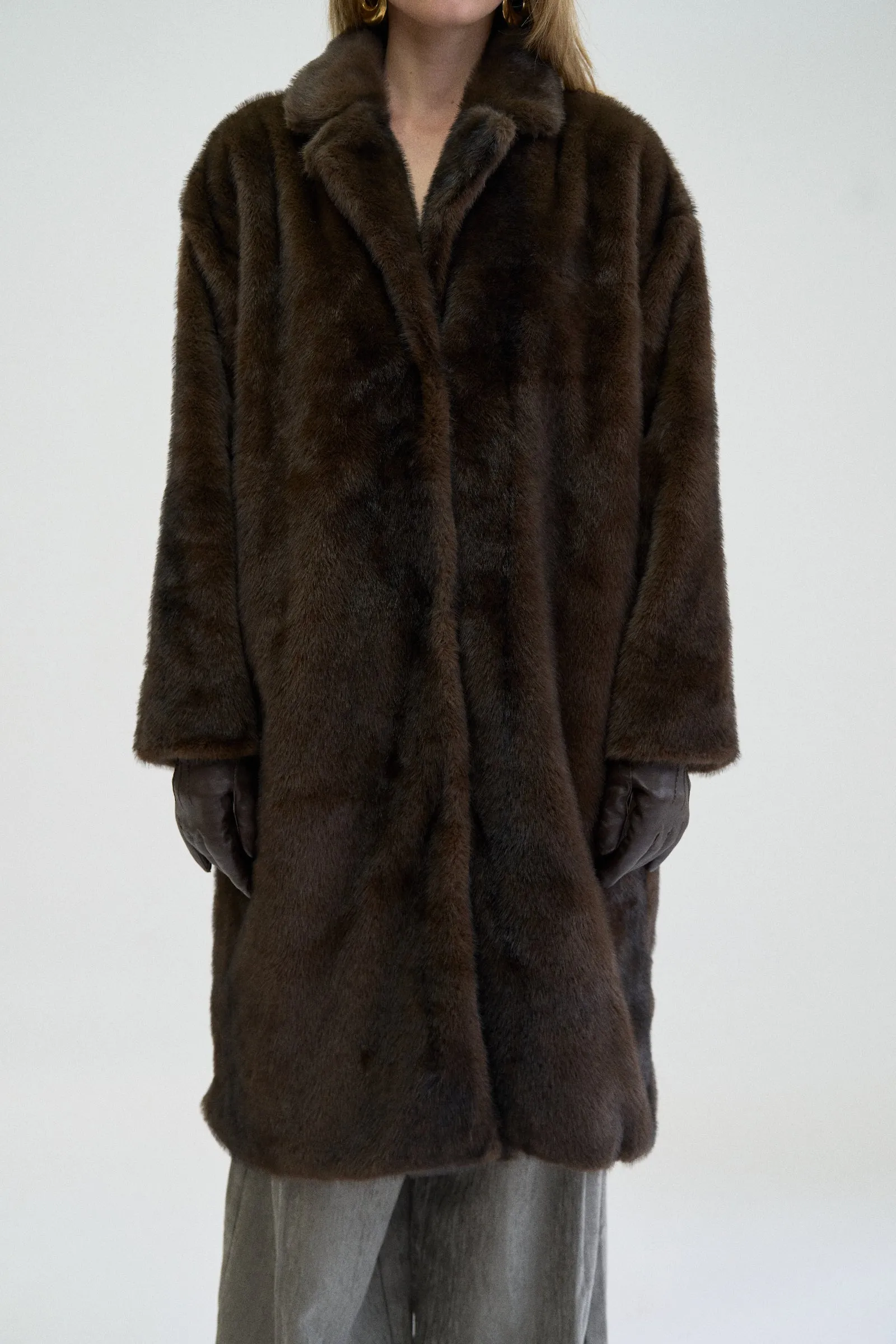 FAUX FUR COAT
