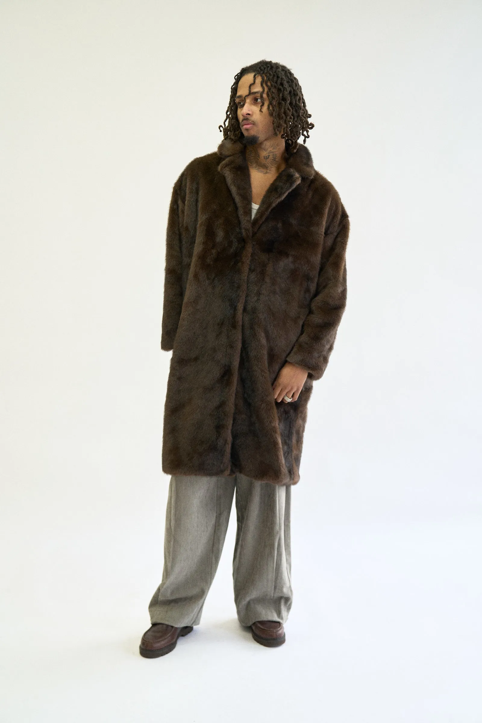 FAUX FUR COAT