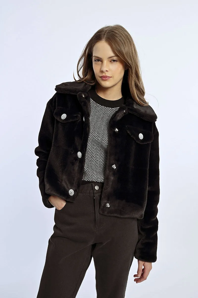 FAUX FUR JACKET