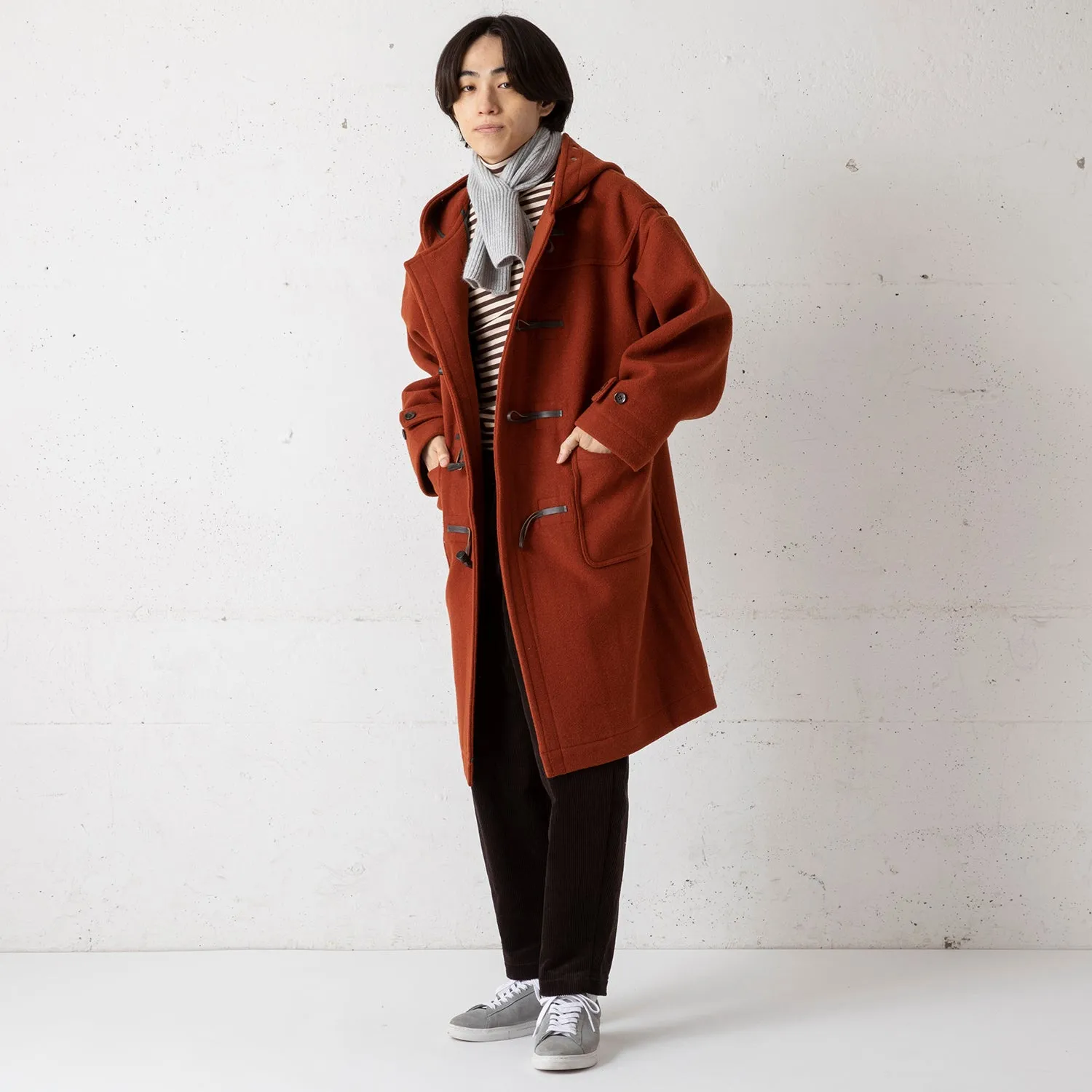 FDLT | エフディーエルティー　MELTON LOOSE DUFFLE COAT