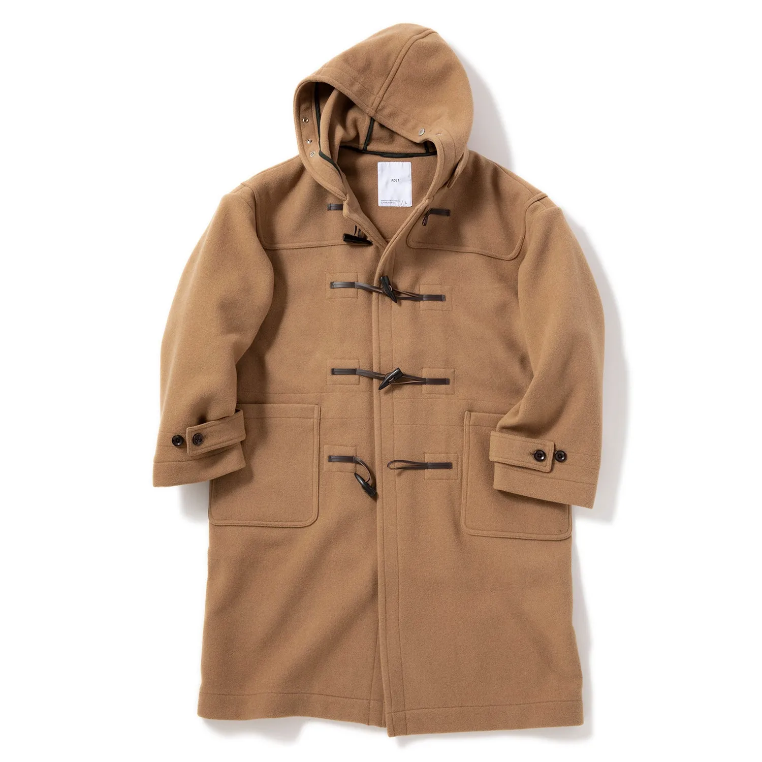 FDLT | エフディーエルティー　MELTON LOOSE DUFFLE COAT
