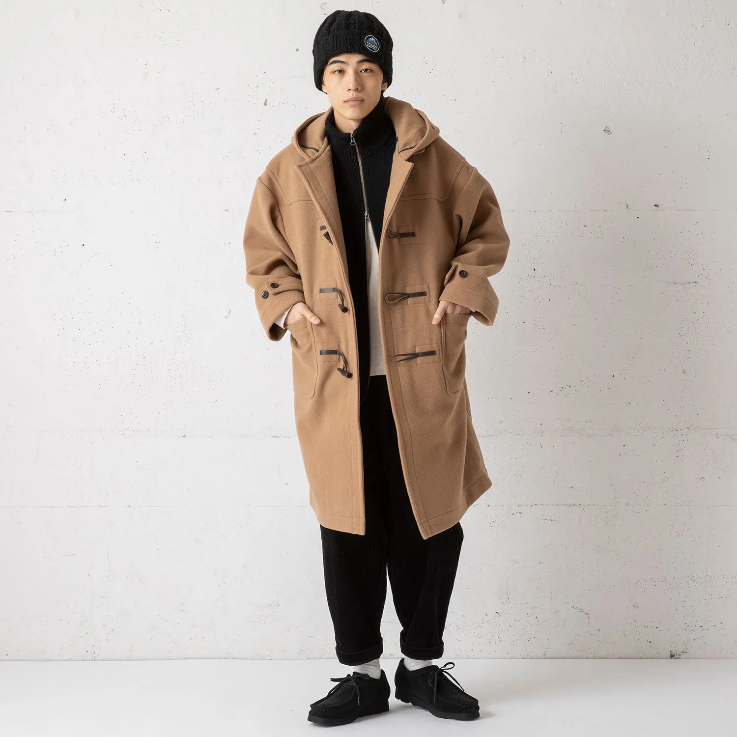 FDLT | エフディーエルティー　MELTON LOOSE DUFFLE COAT