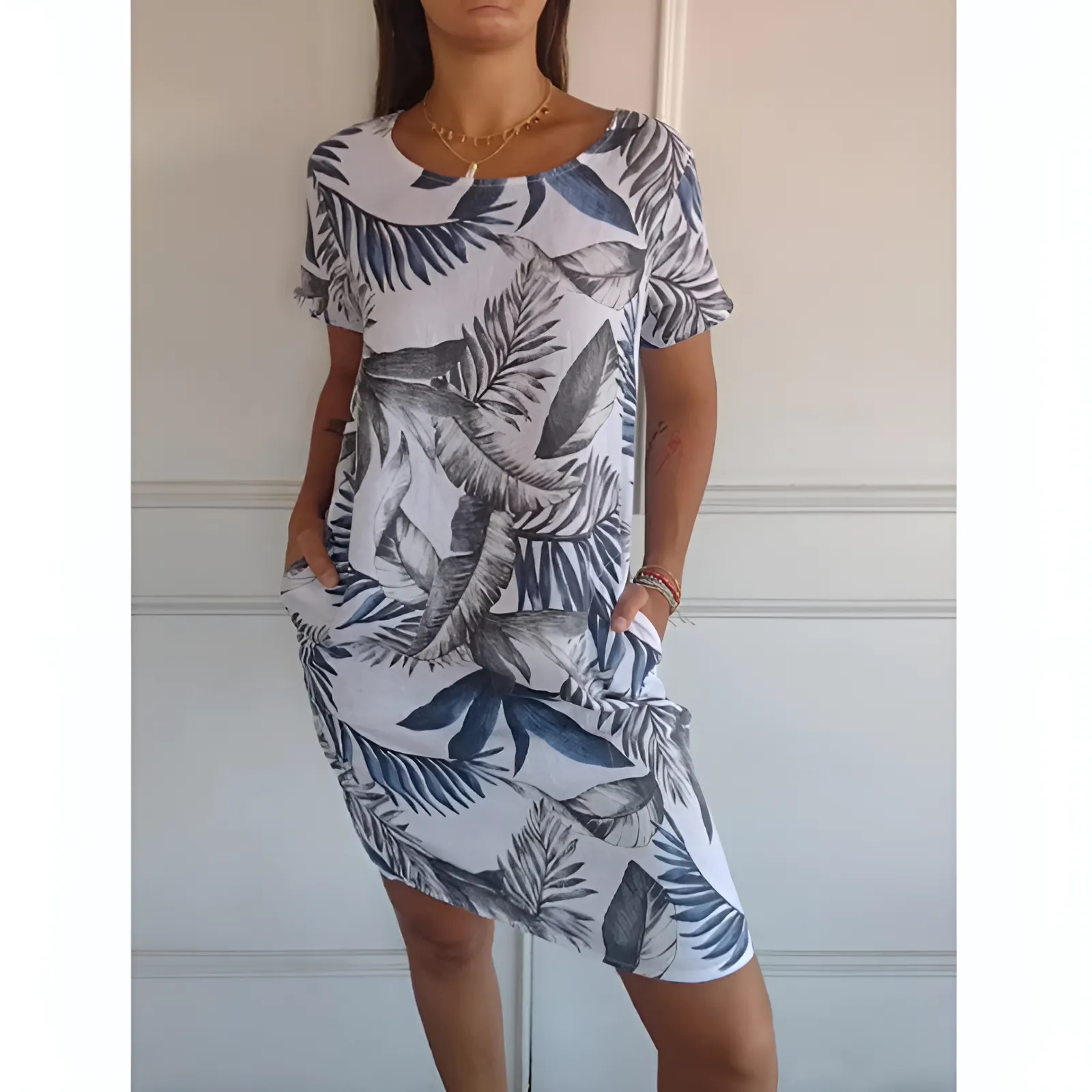 FELICITAS I STYLISH PRINTED DRESS