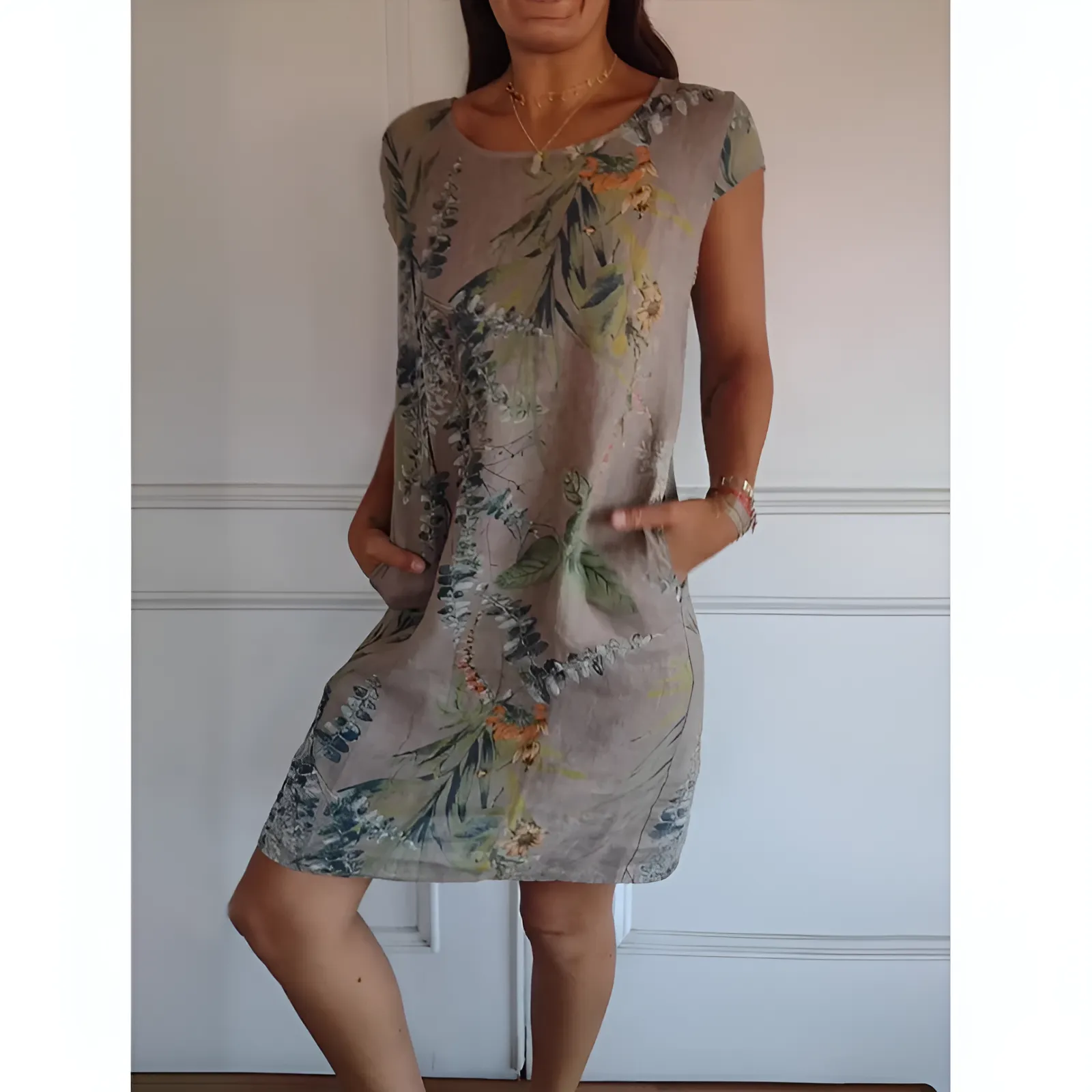 FELICITAS I STYLISH PRINTED DRESS